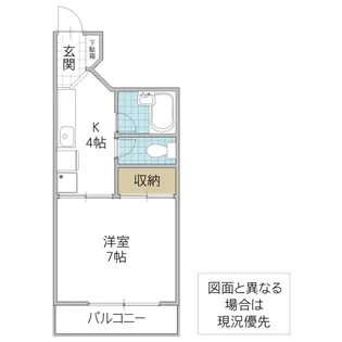 K1ビル【2階】の間取り