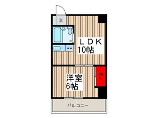 第7メゾンクレ-ル春日部【3階】の間取り