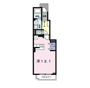 レジデンス グレイス【1階】の間取り