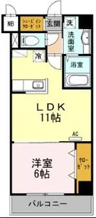 オーチャードK【2階】の間取り