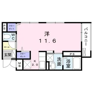 フェリーチェ町田【3階】の間取り