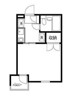 ウエストハイツ【1階】の間取り