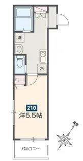 MELDIA新座【2階】の間取り