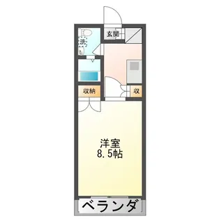 スカイメゾンA【1階】の間取り