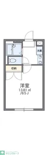 レオパレスプリエール【1階】の間取り