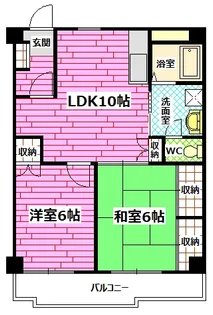 グランソレイユ【2階】の間取り