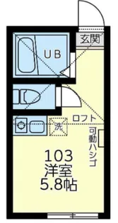 ユナイト井土ヶ谷チャップマンの杜【1階】の間取り