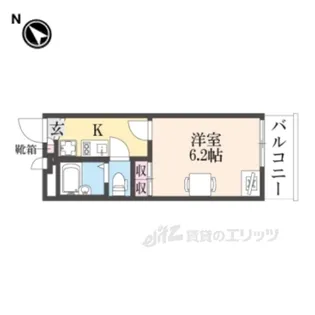レオパレスクレベール【2階】の間取り