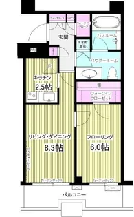 マスタービューレジデンス【5階】の間取り