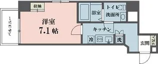 アムス四谷三丁目【4階】の間取り