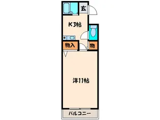 ホワイトクラウド2【2階】の間取り