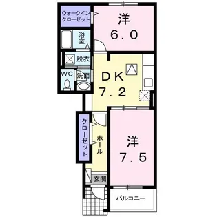フィールド・ビレッジ【1階】の間取り