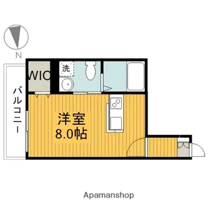 第五アルレ堀之内【1階】の間取り