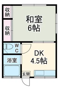 井村荘3号棟【2階】の間取り