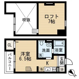 プランドールUG【2階】の間取り