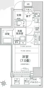 アイルプレミアム本駒込【8階】の間取り