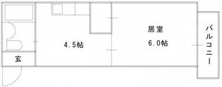 駅北ホワイトビル【5階】の間取り