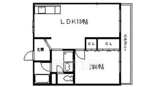 カーサ瑞苑【2階】の間取り