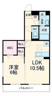 ペアハピネス【2階】の間取り