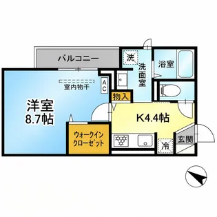 セルメイユール【2階】の間取り