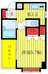 Verona板橋本町【6階】の間取り