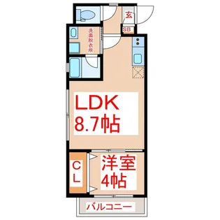 Bel Fiore【3階】の間取り