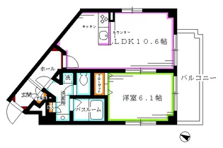 プライムアーバン中野上高田【2階】の間取り