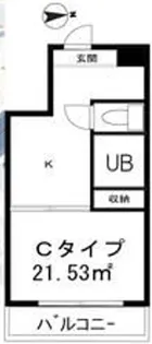 ゾンターク駒沢【3階】の間取り