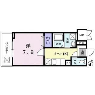 グリーンアース【1階】の間取り