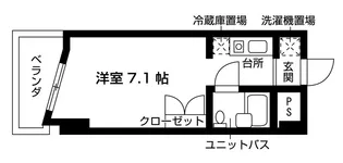 シェルマン則武【5階】の間取り