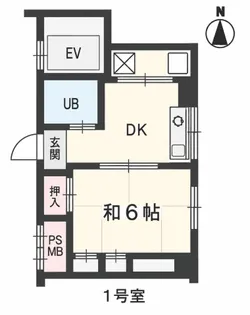 SKビル河原町【2階】の間取り