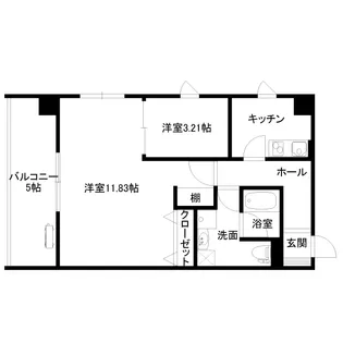 シーサイド浜浦【1階】の間取り