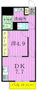 メゾンツジヤマ【3階】の間取り