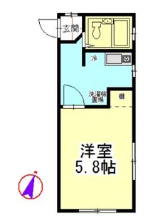 Socie池尻大橋【2階】の間取り