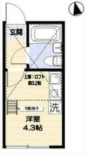 R-STYLE竹ノ塚1st【2階】の間取り