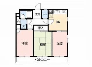 クリオ北松戸壱番館【4階】の間取り