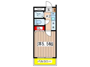 ヴィップ三田【3階】の間取り
