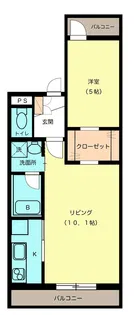アプリコ【2階】の間取り