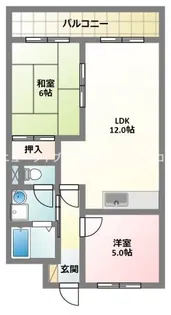 ポポロタカヒロ【5階】の間取り