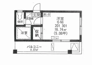 アンドウビル【2階】の間取り