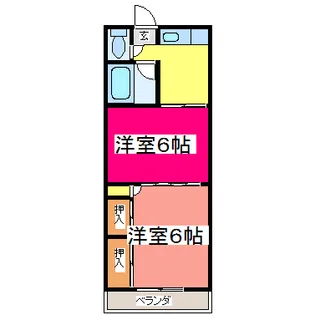 アミューズ【2階】の間取り