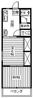 グリーンヒルズ中島【1階】の間取り