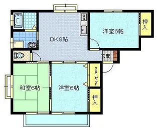 フローレスIII【2階】の間取り