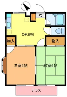 ミ・カーサ【2階】の間取り