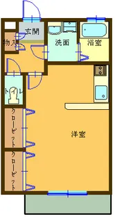 TOWAメイトアキヤマ【1階】の間取り
