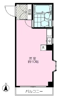 サンパレス生田【4階】の間取り