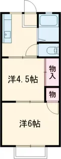 国谷ハイツ【2階】の間取り
