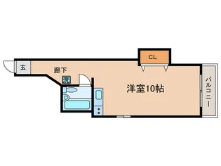 パレス松原【3階】の間取り