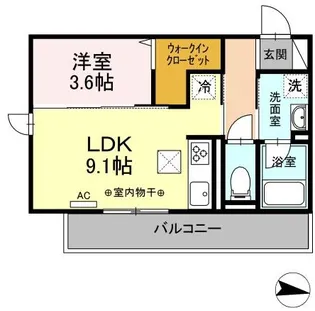パーパス【1階】の間取り
