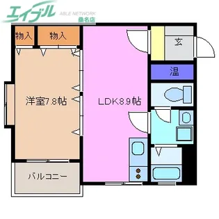 サイレンス上野【3階】の間取り